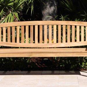 72in Java Oval Bench Front