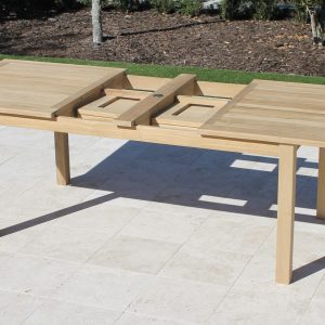 95in-Rectangular-4-leg-Double-Extention-Table-2-leaf-open-1-scaled