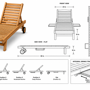 Classic Lounger dimensions
